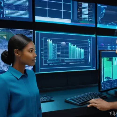 Home 23 전기기사와 전기 설비 관리 도구 - **A modern electrical control room featuring diverse engineers (men and women of various ethnicities...